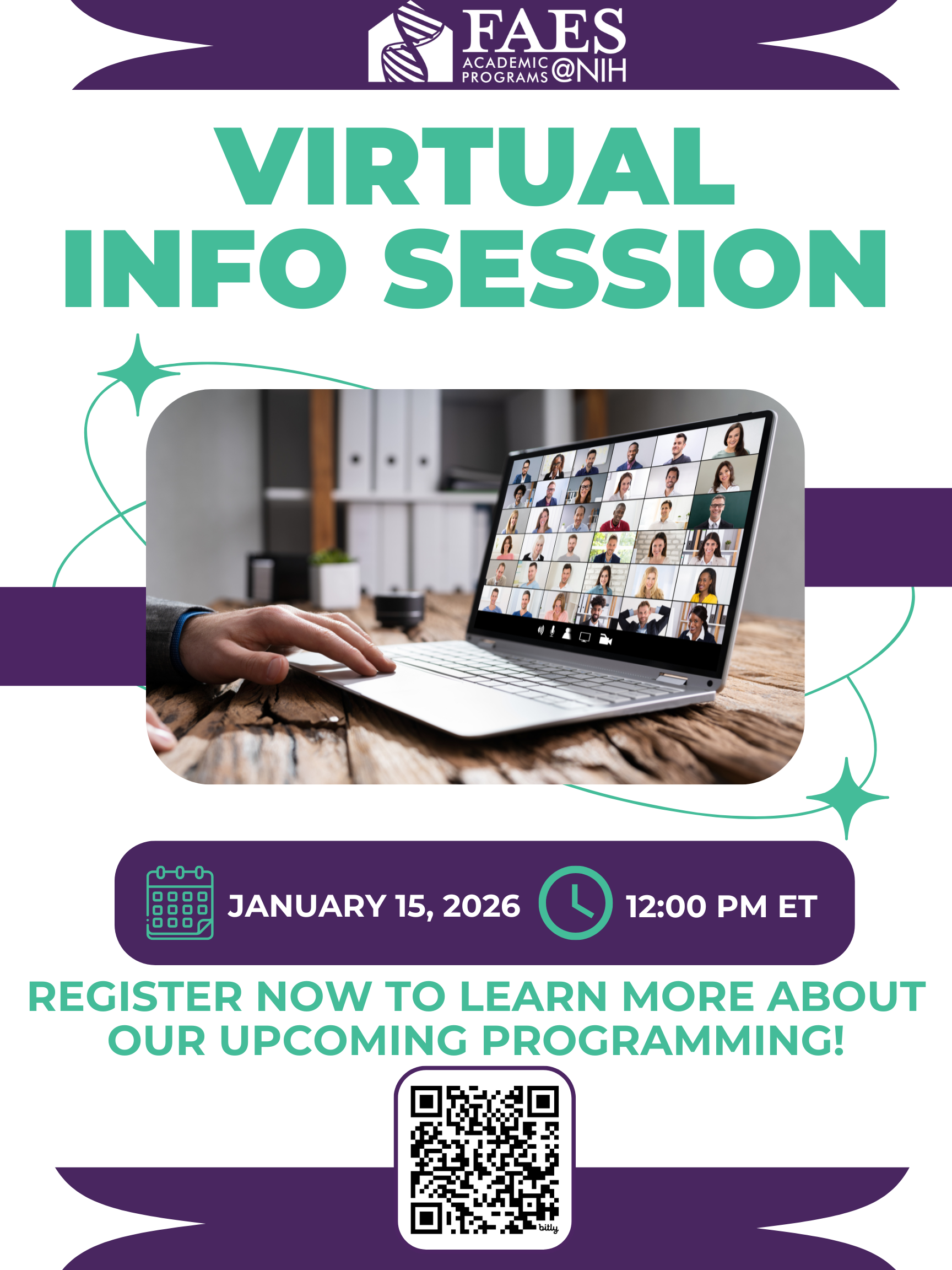 Virtual Information Session: Spring 2026 Programming