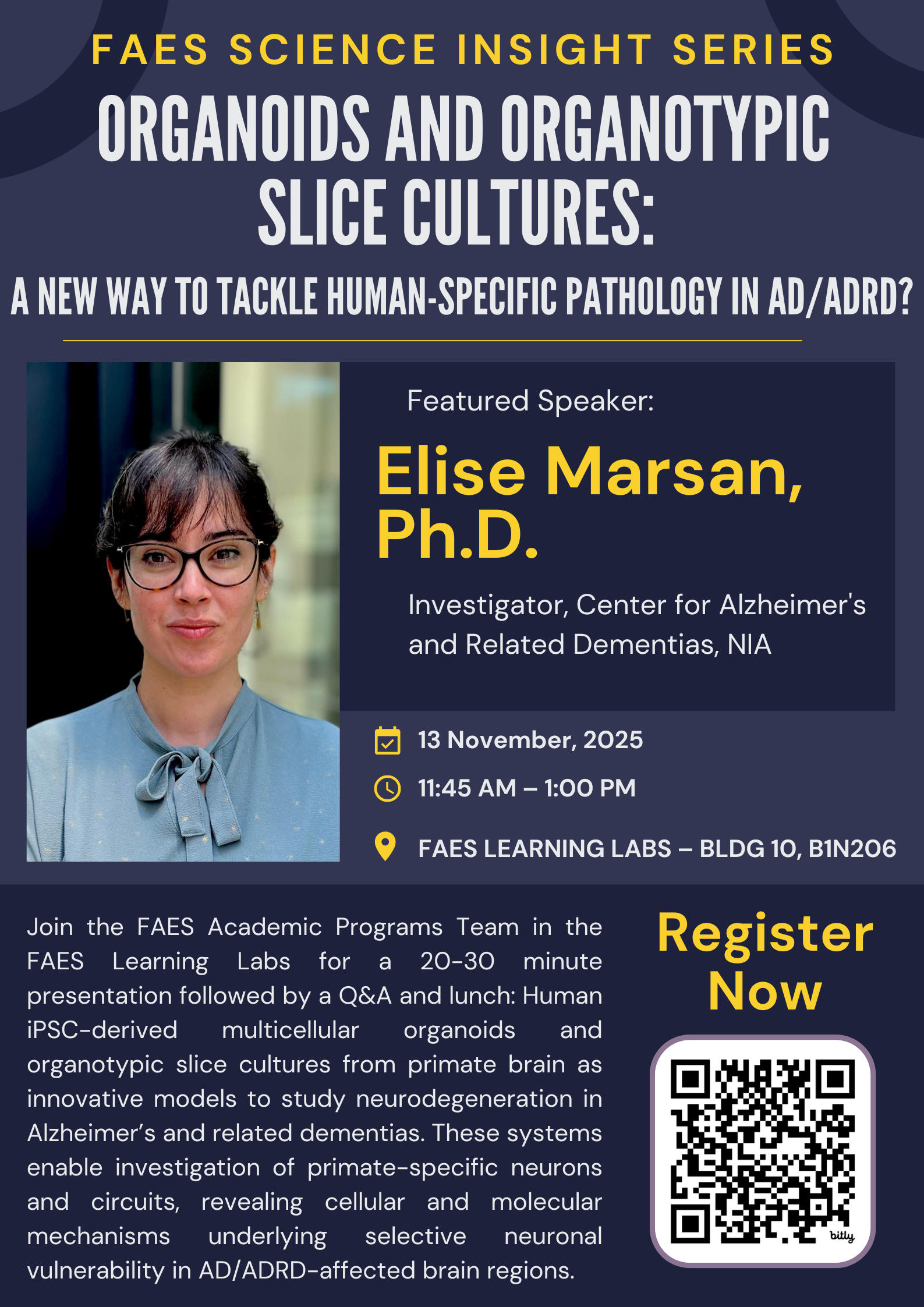 FAES Science Insight Series: Organoids and Organotypic Slice Cultures