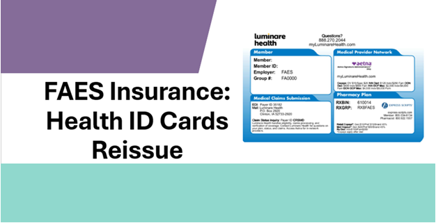 FAES Insurance: Health ID Card Reissue